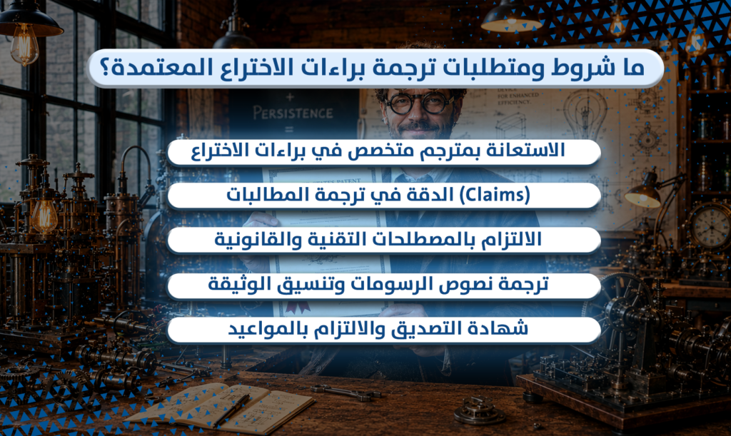  ترجمة براءات الاختراع
